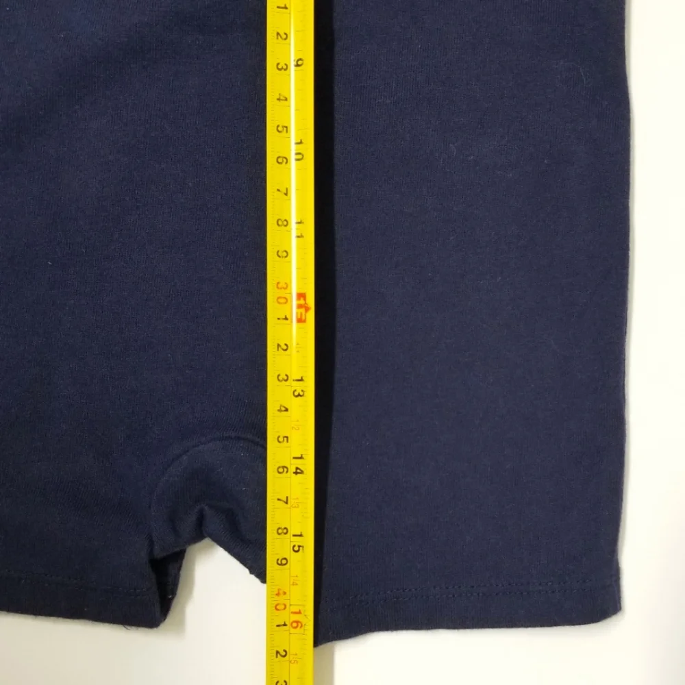 Ralph Lauren Cotton Infant Polo Shortall Navy Blue 9mo